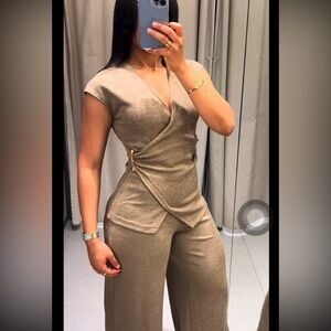 Zara NWT 2 piece top & pants SET